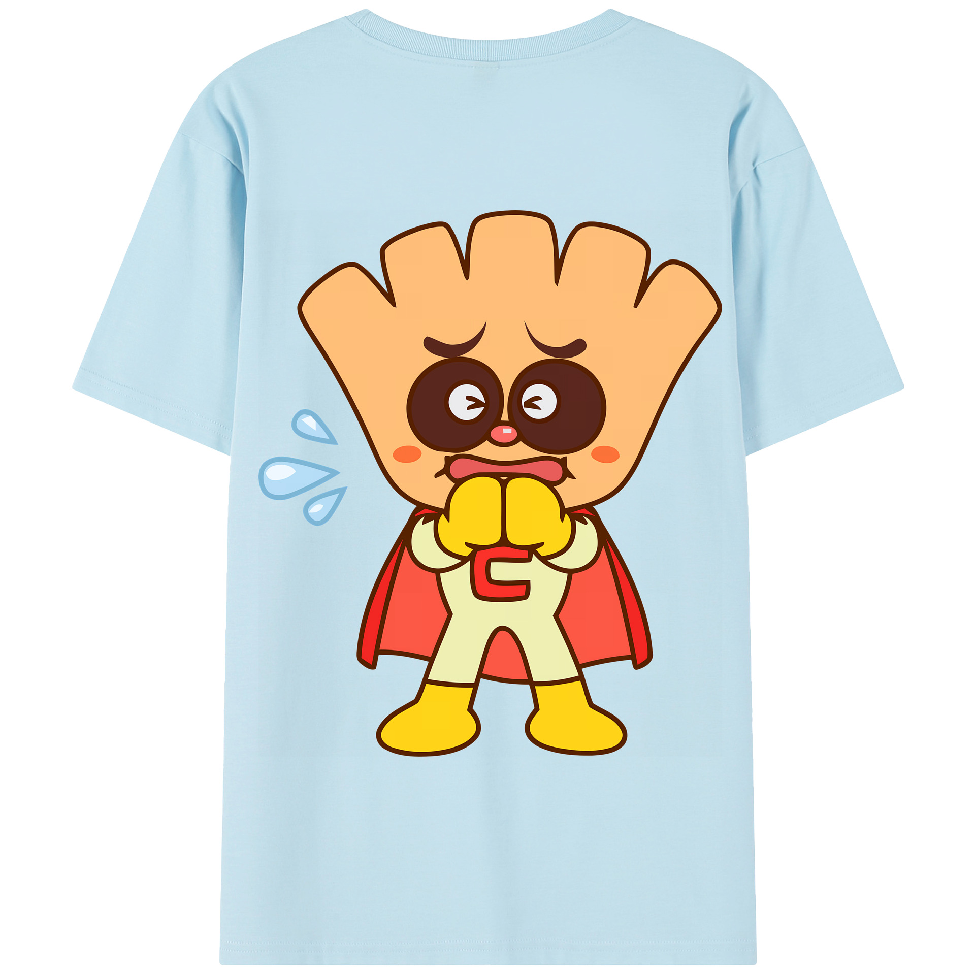 （画像用） アンパンマン Anpanman 綿100％半袖Tシャツ（背面プリント）